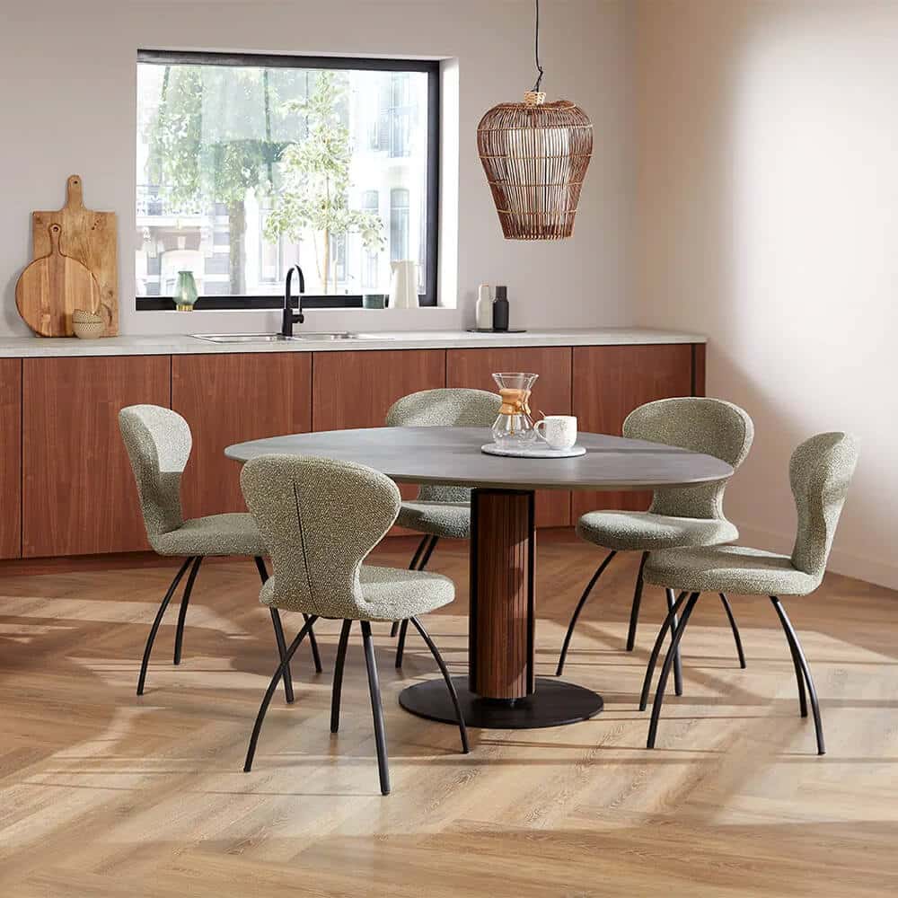 Bree S New World Steely Eetkamertafel 2