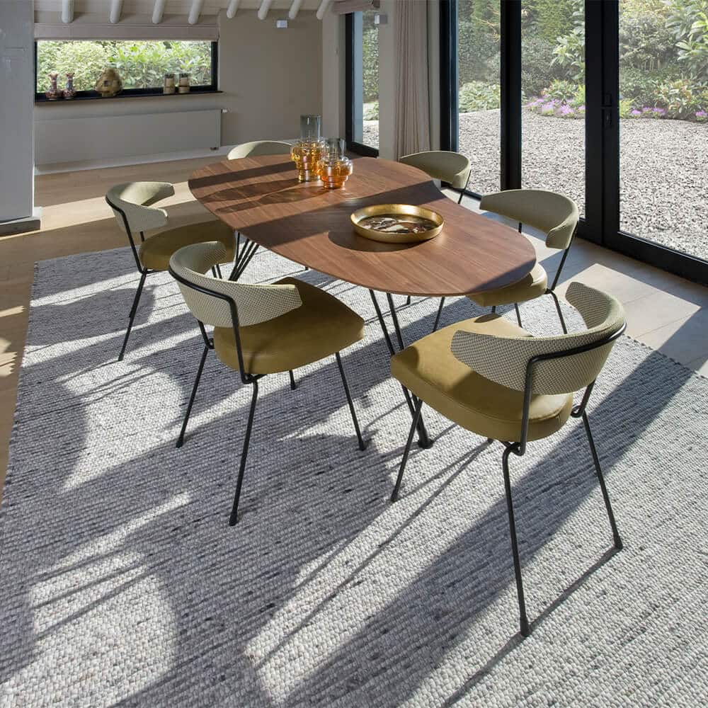 Bree S New World Steely Eetkamertafel 6