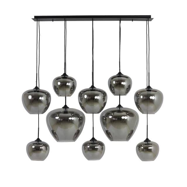 Hanglamp Mayson Smoke Glass 10l