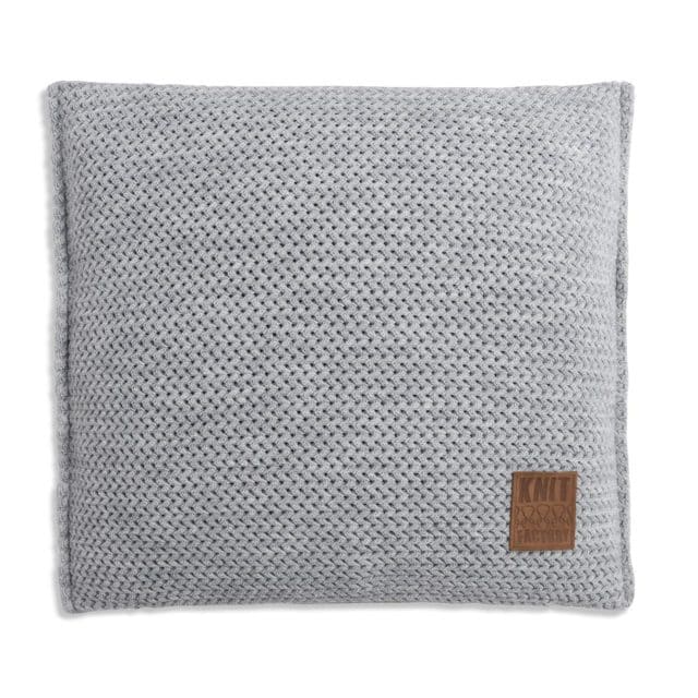Knit Factory Sierkussen Maxx Licht Grijs